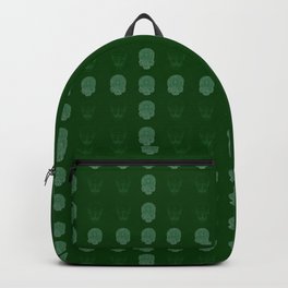 Green Skulls (Target Practice) Backpack