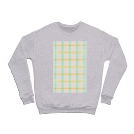 Small Pastel Glow Plaid Crewneck Sweatshirt
