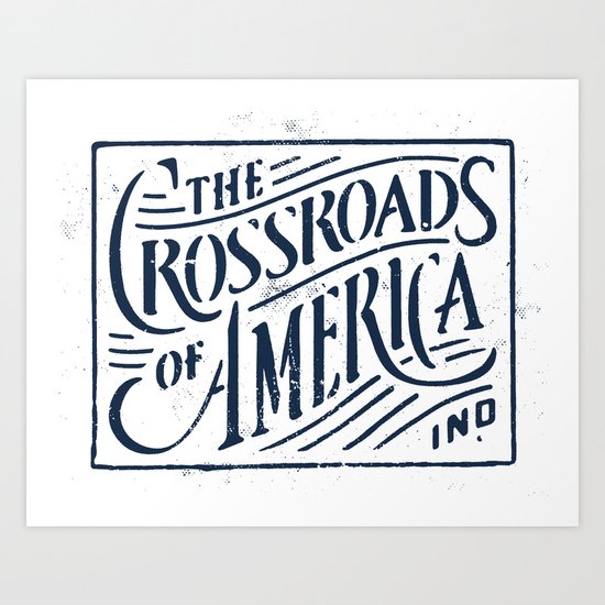 Indiana Art Print