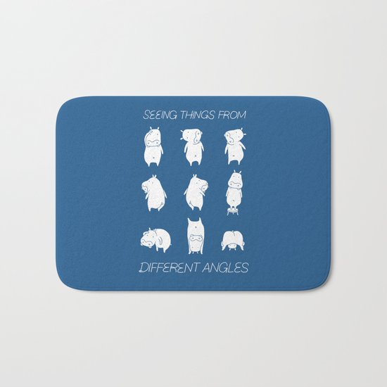Seeing things from different angles Bath Mat