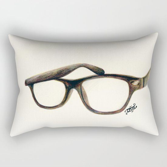 Hipster's Paradox Rectangular Pillow