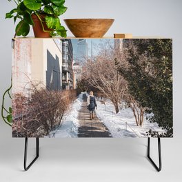 New York City | Walking in the Park Credenza