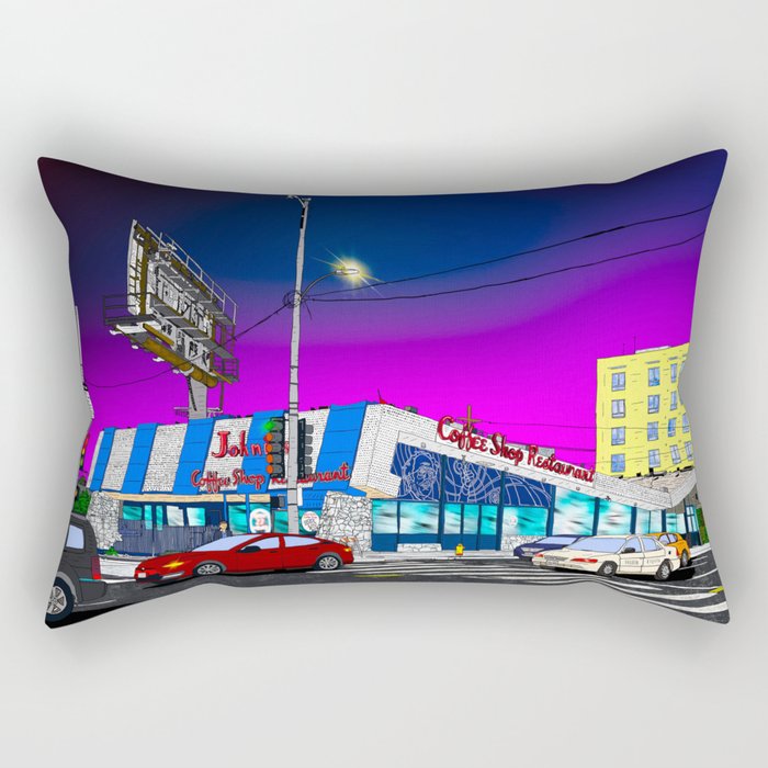 Johnie's Coffee Shop (Fairfax and Wilshire) Rectangular Pillow