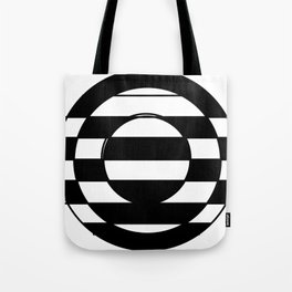 Geometric black and white minimal Tote Bag