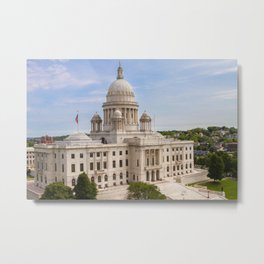 State House Capital Building of Providence, Rhode Island color photograph / photography Metal Print