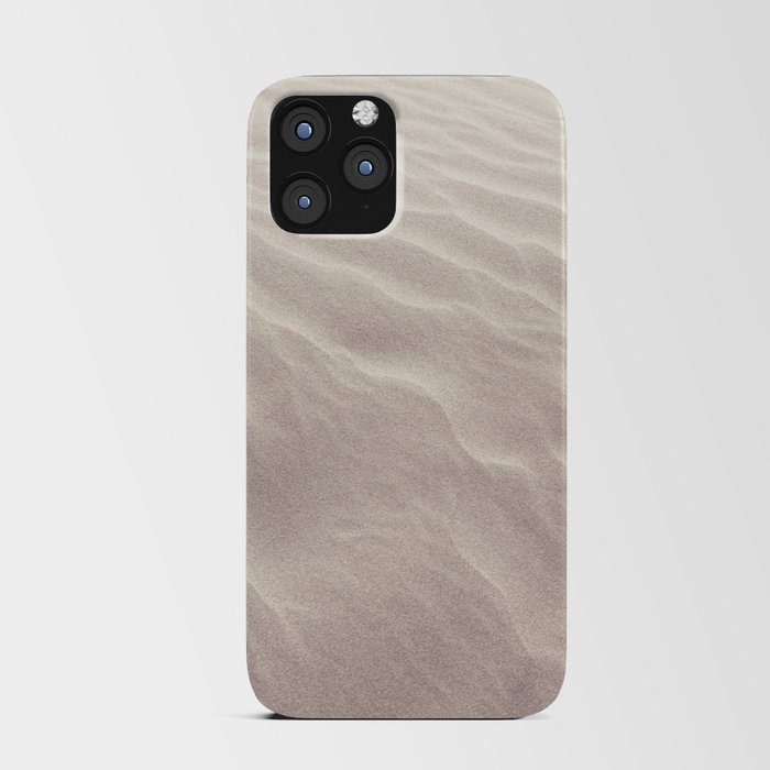 Soft sunset sand pattern art print - mindfulness on the beach - nature and travel photography iPhone Card Case