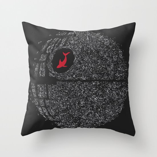 Fish Star Throw Pillow