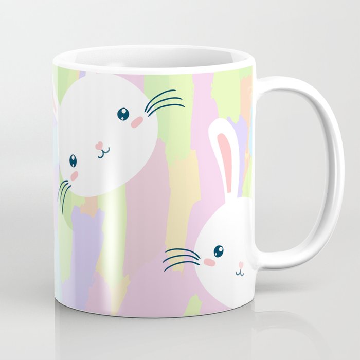 Easter bunny, spring pattern Coffee Mug