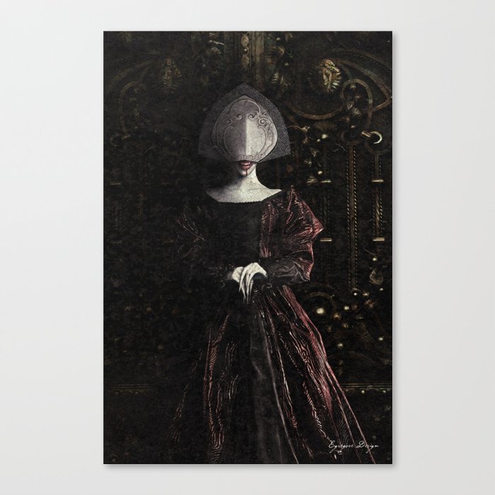The Lady of Scorn Canvas Print