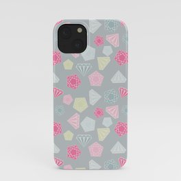 Diamons are best friend of girls iPhone Case