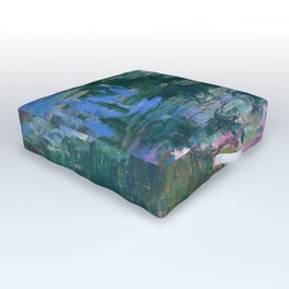 Claude Monet - Water Lilies Outdoor Floor Cushion