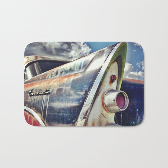 Car vintage Rust Bath Mat