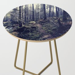 Drama on a Winter Nature Trail. Side Table