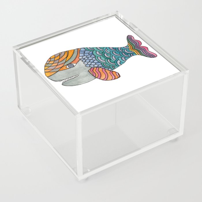 whale teeth Acrylic Box