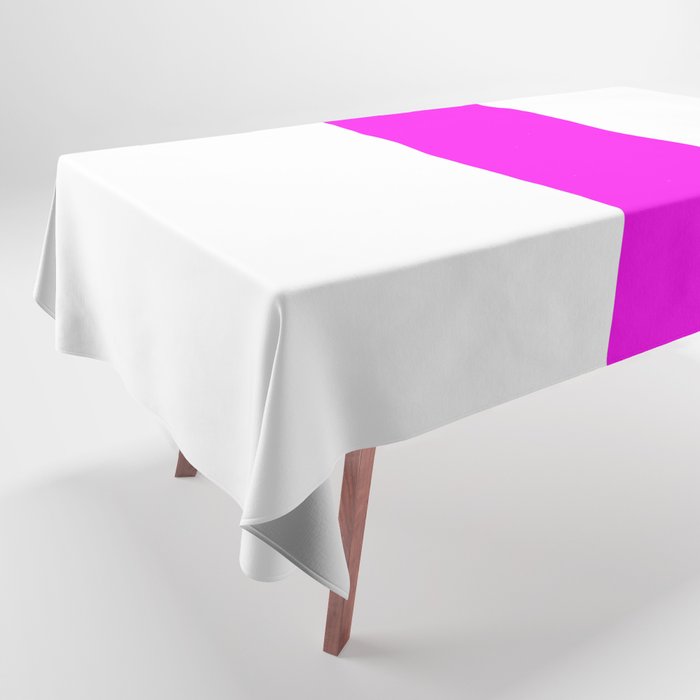l (Magenta & White Letter) Tablecloth
