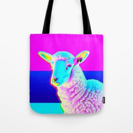 Vaporwave Lamb Tote Bag