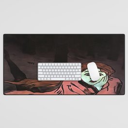 The Chase In The Woods  Desk Mat