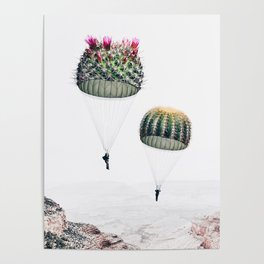 Flying Cacti Poster