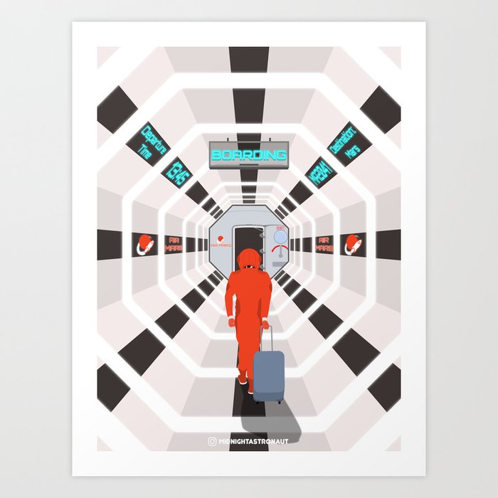 2041: A Space Tourism Odyssey Art Print