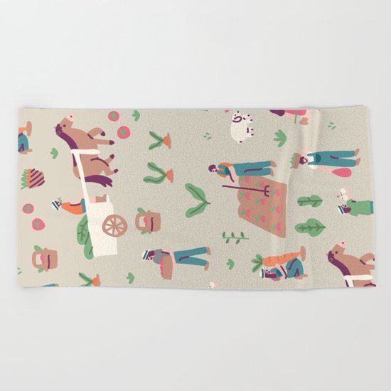 The Farm Beach Towel