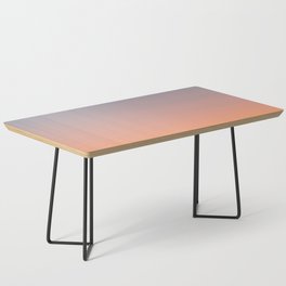 Sunset Sky Blue Orange Aura Gradient Ombre Sombre Abstract  Coffee Table