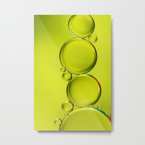 Simply Lime II Metal Print