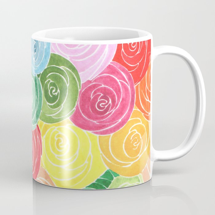 Rose Heart Coffee Mug