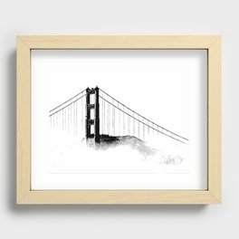 Golden Gate Bridge  Recessed Framed Print