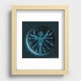 Vitruvian Creature Recessed Framed Print