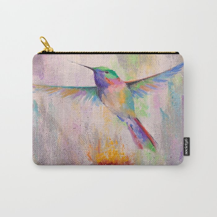 Flying Hummingbird Carry-All Pouch