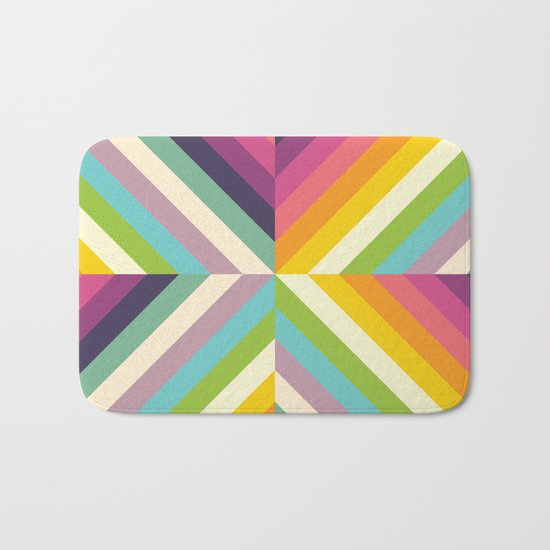 Retro Celebration Bath Mat
