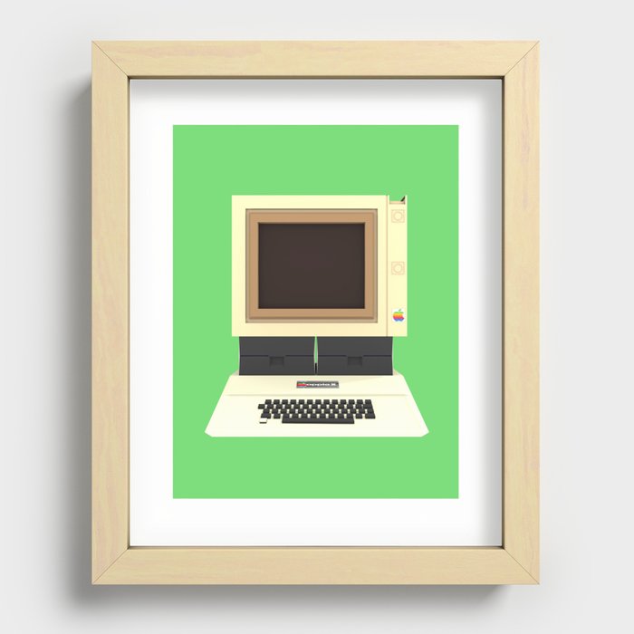 Apple II Recessed Framed Print