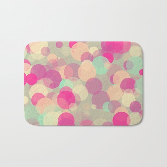 Colorful Bubbles 2 Bath Mat