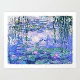 Claude Monet Water Lilies French Impressionist Art Art Print