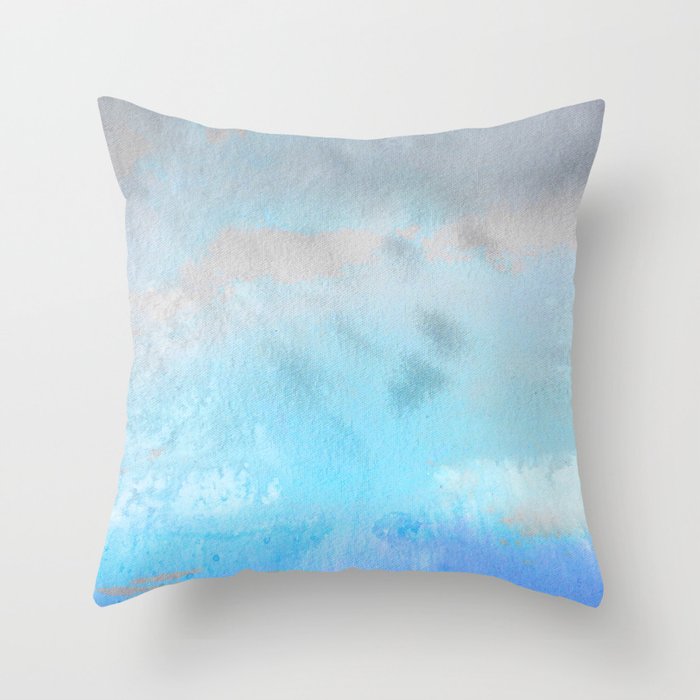 Ocean #Abstract Throw Pillow