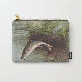 Leaping Brook Trout Carry-All Pouch