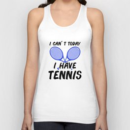 Tennis Tennisplayer Racket Tenniscoach Gift Tank Top