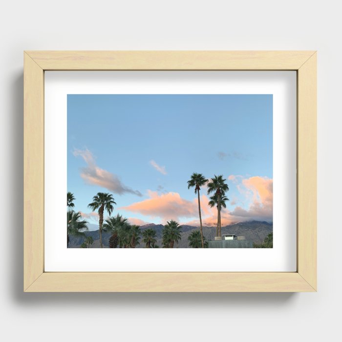 Palm Springs Sunrise I  Recessed Framed Print