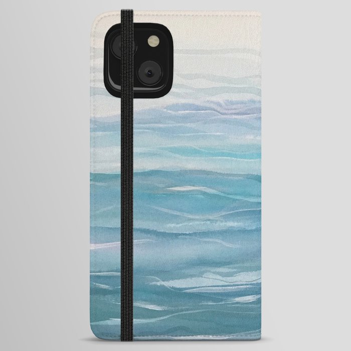 Great Lake Watercolor iPhone Wallet Case