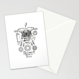 Motorcycle Stationery Card
