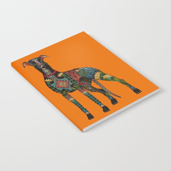 greyhound orange Notebook