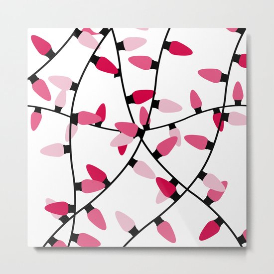 Christmas lights Metal Print