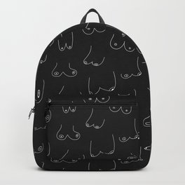 Boobs and Body Positivity Backpack | Pattern, Digital, Graphicdesign, Freethenipple, Woman, Boobies, Boobs, Bodypositivity, Body, Nipple 