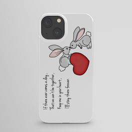 Snuggle Bunnies iPhone Case