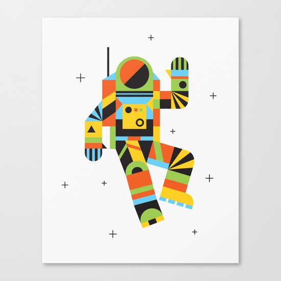 Hello Spaceman Canvas Print
