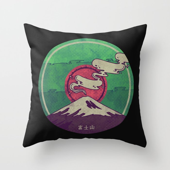 Mt. Fuji Throw Pillow