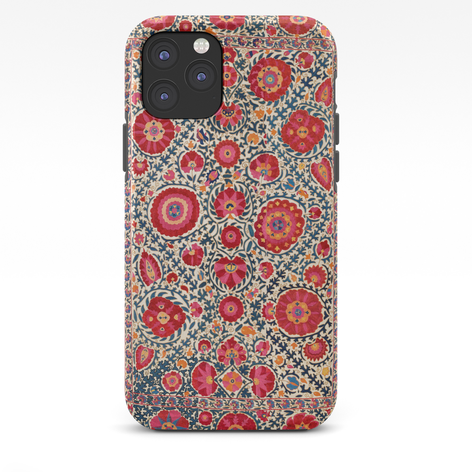 Kermina Suzani Uzbekistan Embroidery Print Iphone Case By Vickybragomitchell Society6