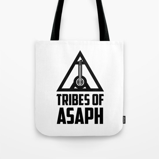Tribes Of Asaph (Black on light) Tote Bag