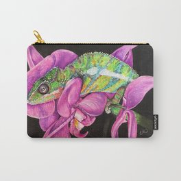 Mort the Chameleon Carry-All Pouch