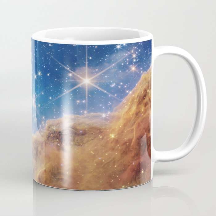 Carina Nebula Celestial Mountains NGC 3324- NASA STScl James Webb Space Telescope Coffee Mug
